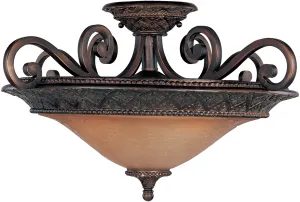 Symphony 3-Light Semi-Flush Mount