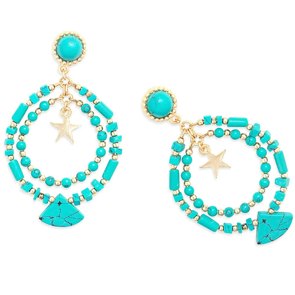 Two of One Star Earrings