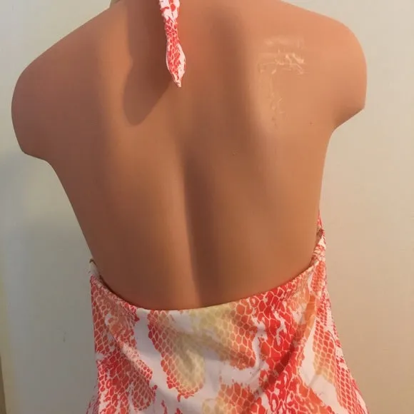 Victoria’s Secret Coral Snakeskin Tankini